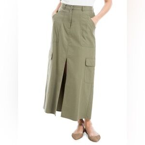 Max Studio •  Cargo Maxi A Line Skirt